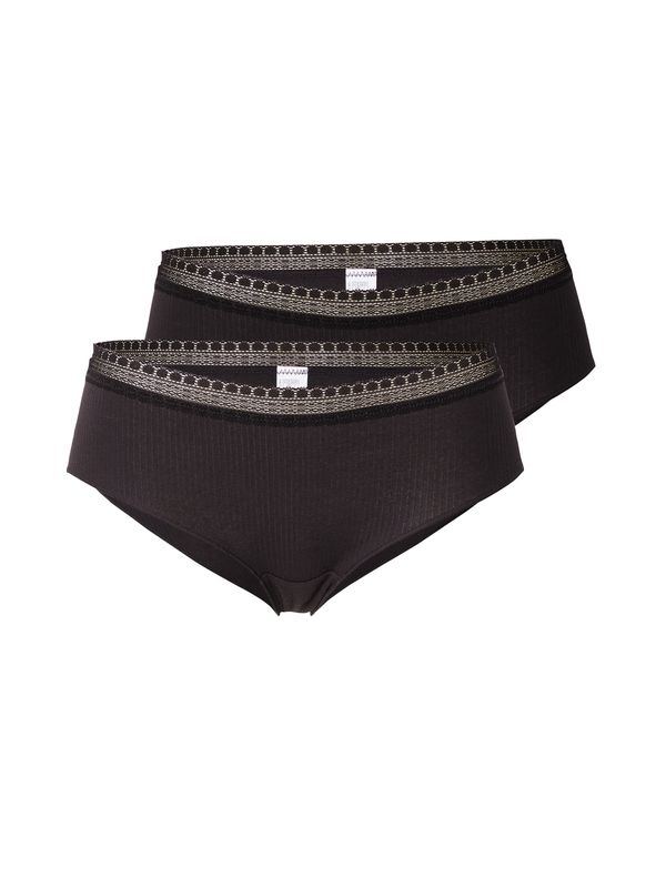 SLOGGI SLOGGI Дамски бикини 'GO Ribbed'  черно