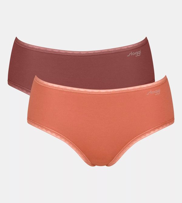 SLOGGI SLOGGI Слип 'GO'  кафяво / бургундово червено