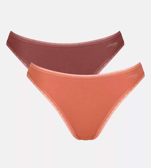 SLOGGI SLOGGI Слип 'GO''  кафяво / оранжево