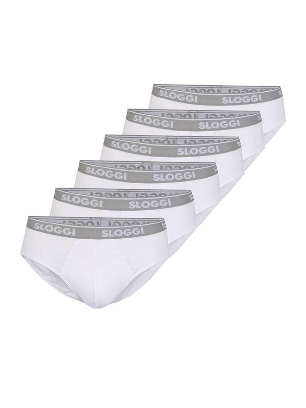 SLOGGI SLOGGI Слип 'men GO ABC'  сиво / бяло