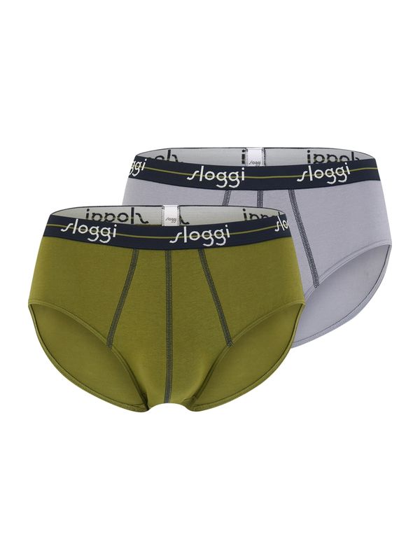 SLOGGI SLOGGI Слип 'men Start'  сребърно сиво / маслина