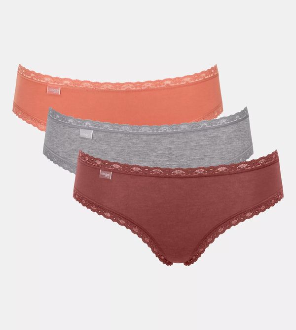 SLOGGI SLOGGI Слип  ръждиво кафяво / сиво / карминено червено