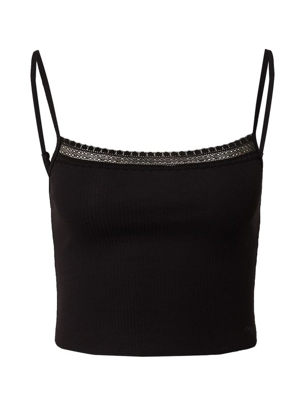 SLOGGI SLOGGI Тениска за спане 'GO Ribbed'  черно