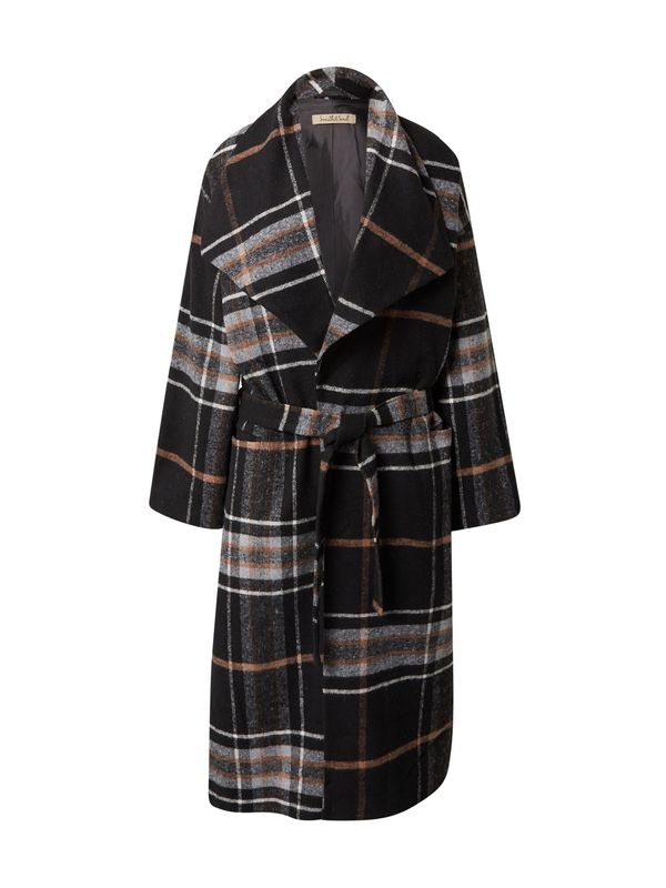 Smith&Soul Smith&Soul Преходно палто  сив меланж / тъмно коралово / черно