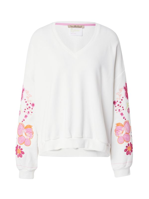 Smith&Soul Smith&Soul Суичър  оранжево / розово / тъмнорозово / мръсно бяло