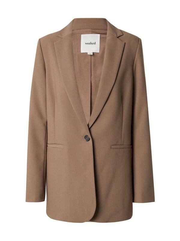 SOAKED IN LUXURY SOAKED IN LUXURY Блейзър 'Corinne'  кафяво