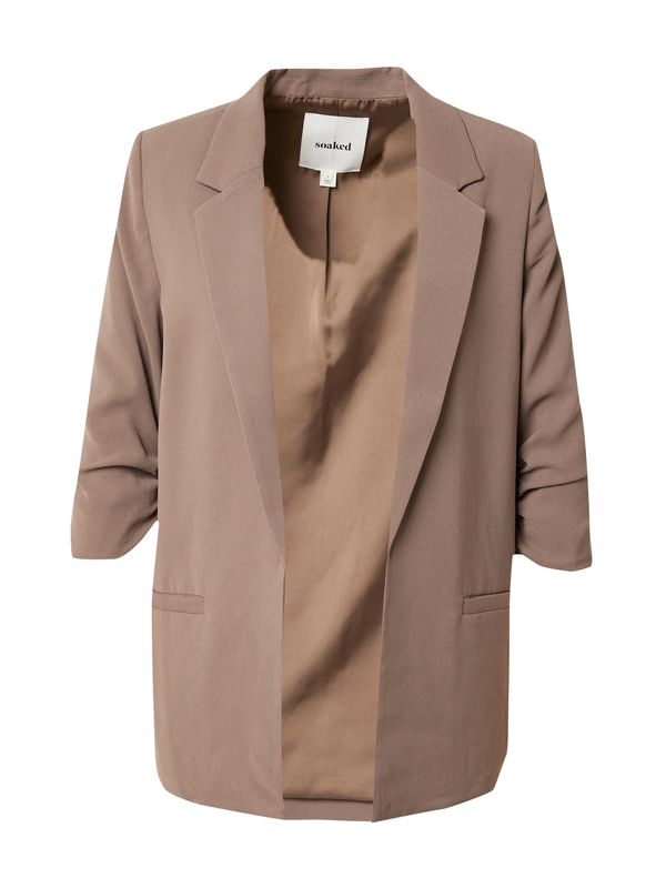 SOAKED IN LUXURY SOAKED IN LUXURY Блейзър 'Shirley'  кафяво