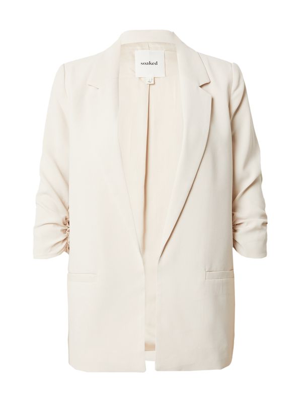 SOAKED IN LUXURY SOAKED IN LUXURY Блейзър 'Shirley'  кремаво