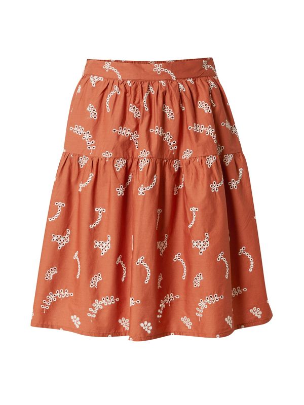 SOAKED IN LUXURY SOAKED IN LUXURY Пола 'Alannis'  охра / бяло