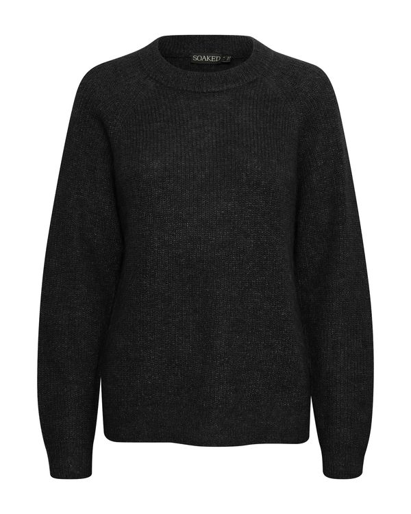 SOAKED IN LUXURY SOAKED IN LUXURY Пуловер 'Tuesday'  черно