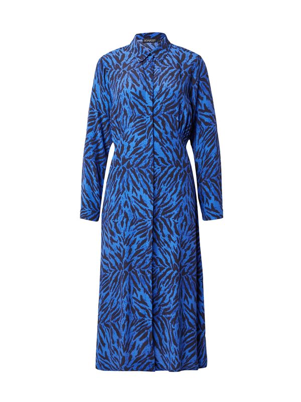 SOAKED IN LUXURY SOAKED IN LUXURY Рокля тип риза 'Ina'  синьо / черно