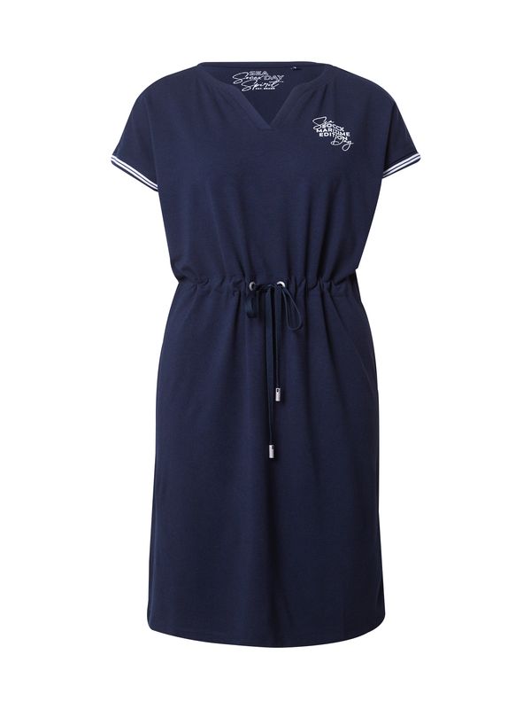 Soccx Soccx Рокля  нейви синьо / бяло