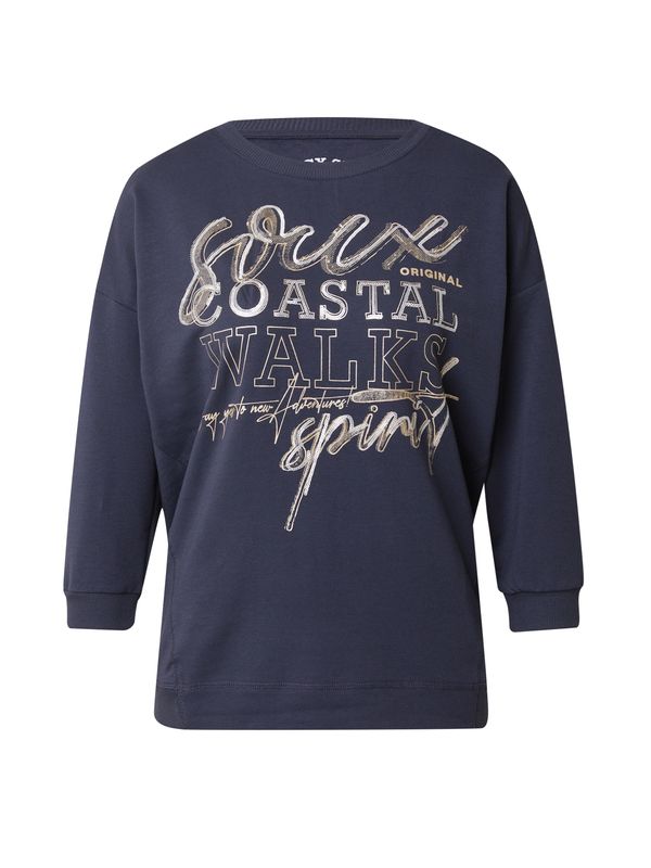 Soccx Soccx Суичър  бежово / нейви синьо / злато / бяло