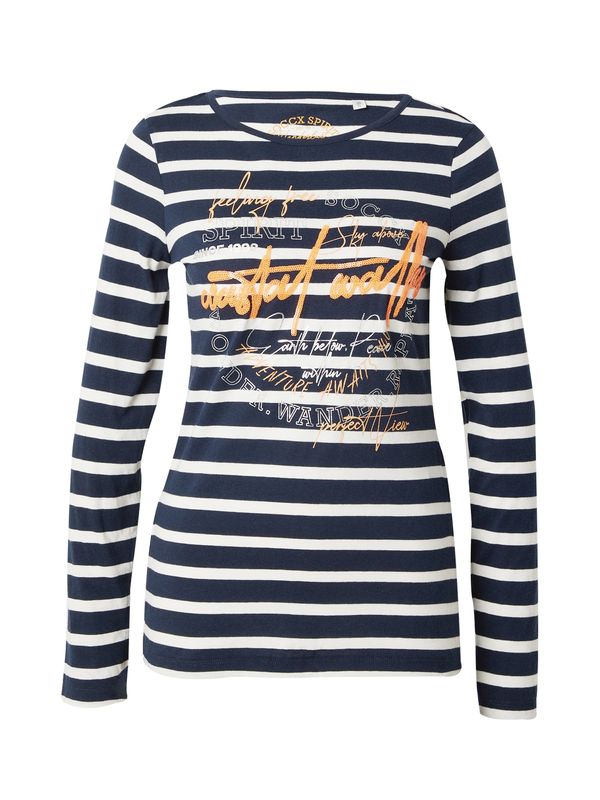 Soccx Soccx Тениска  тъмносиньо / оранжево / сребърно / бяло