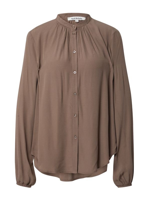 Soft Rebels Soft Rebels Блуза 'SRAnna'  кафяво