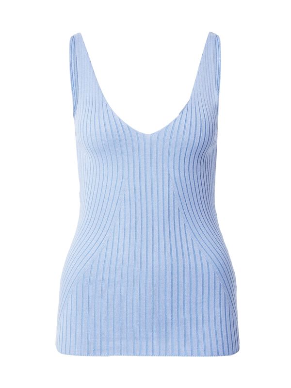 Soft Rebels Soft Rebels Плетен топ 'Filo'  светлосиньо