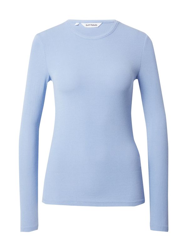 Soft Rebels Soft Rebels Тениска 'Fenja'  светлосиньо