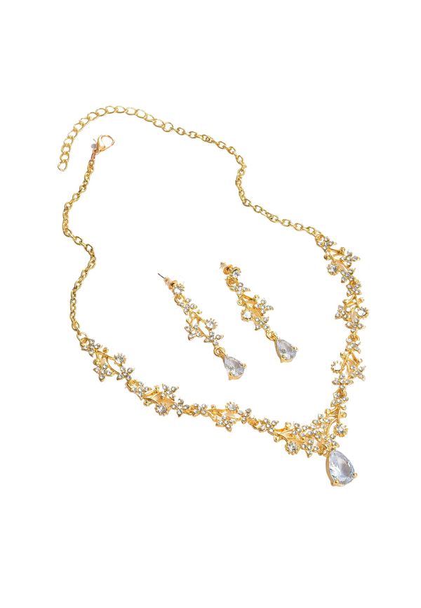 SOHI SOHI Комплект бижута 'Sho Guinevere'  злато / прозрачно