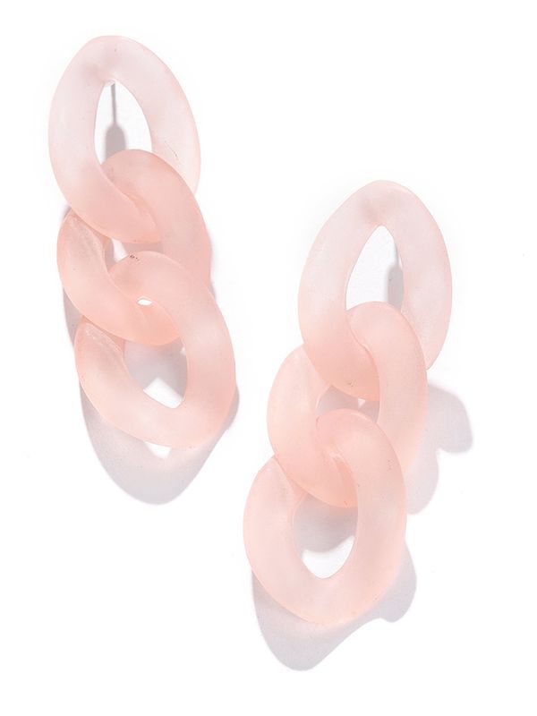 SOHI SOHI Обеци 'Ellery'  злато / пастелно розово