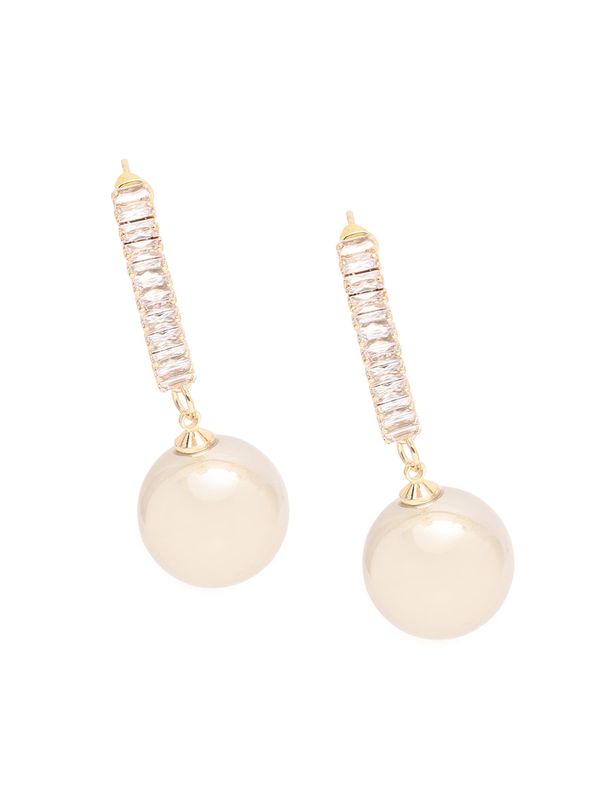 SOHI SOHI Обеци 'Genie'  злато / розе / перлено бяло