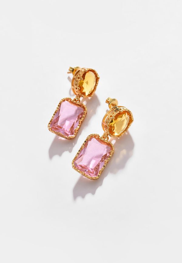 SOHI SOHI Обеци 'Greta'  къри / злато / светлорозово