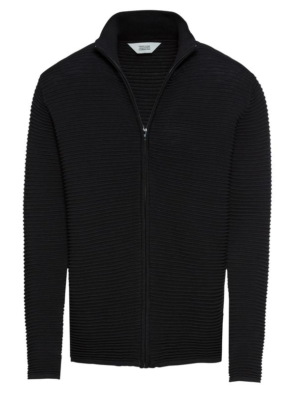 !Solid !Solid Плетена жилетка 'Struan'  черно