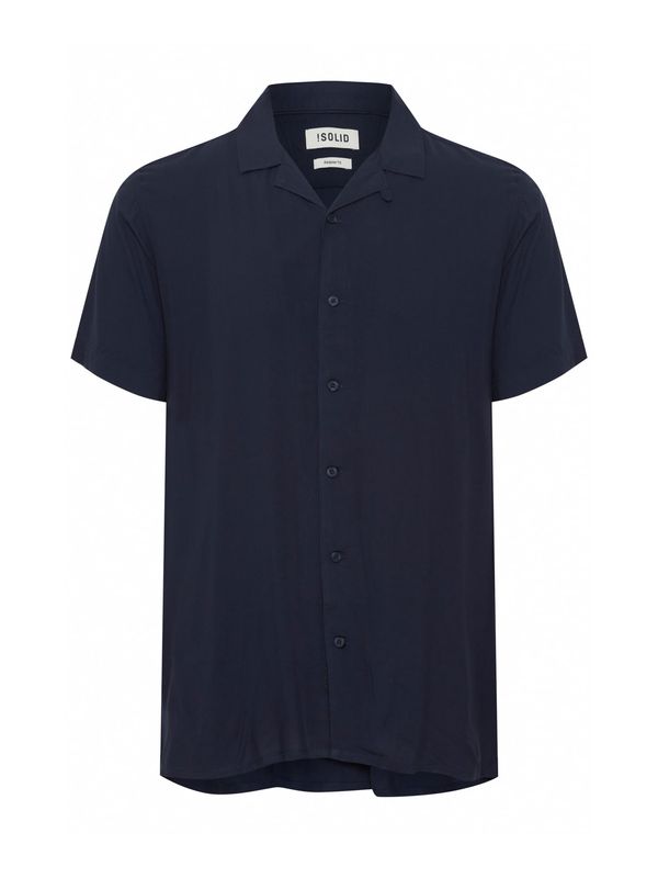 !Solid !Solid Риза 'Faye'  нейви синьо