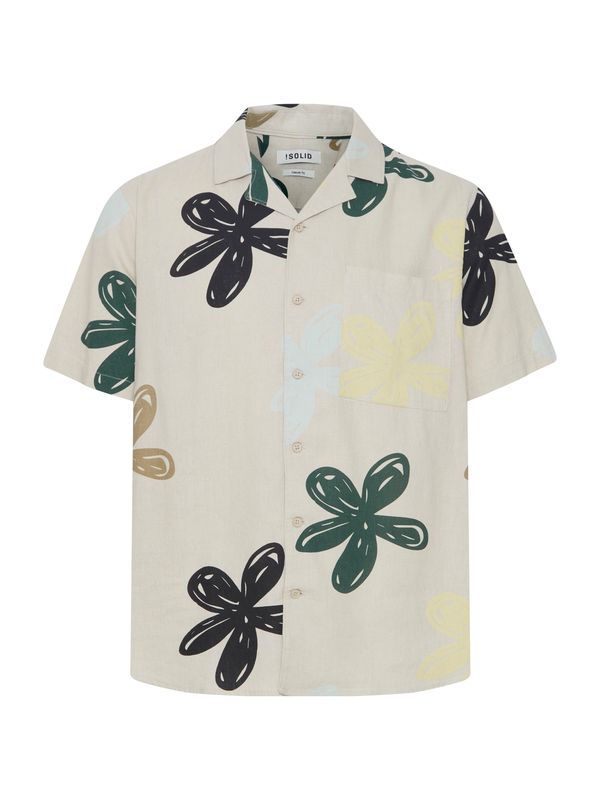 !Solid !Solid Риза 'Imad'  светлобежово / светложълто / тъмнозелено / черно