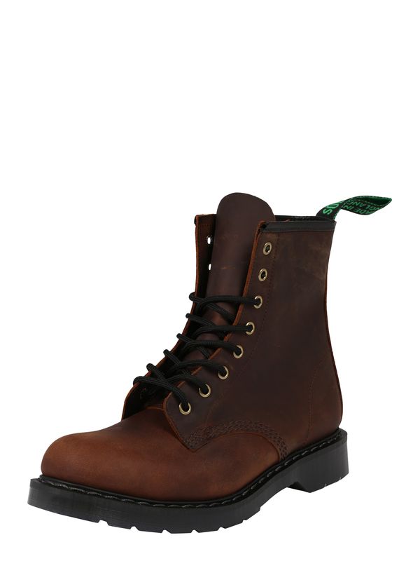 Solovair Solovair Боти с връзки '8 Eye Derby'  ръждиво кафяво