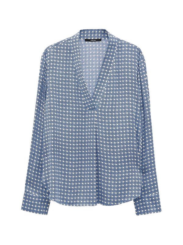 Someday Someday Блуза 'Zeasari'  нейви синьо / небесносиньо / мръсно бяло