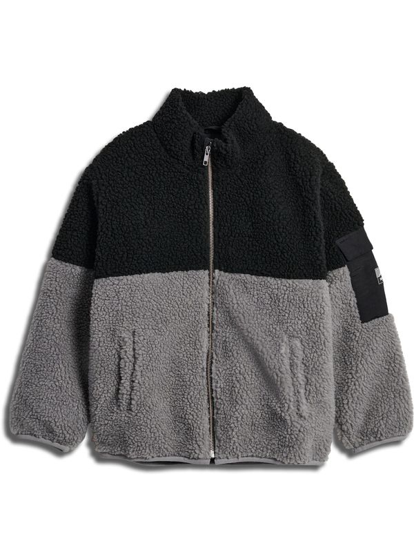 SOMETIME SOON SOMETIME SOON Поларено яке 'Fusion'  сиво / черно