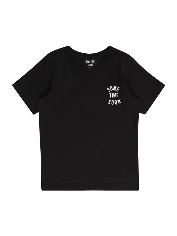 SOMETIME SOON SOMETIME SOON Тениска 'Revolution'  черно / бяло