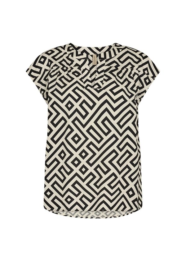 Soyaconcept Soyaconcept Блуза 'KIRSTY'  бежово / черно