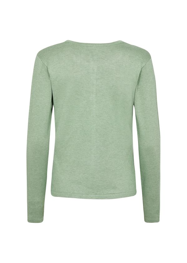 Soyaconcept Soyaconcept Плетена жилетка 'DOLLIE'  зелен меланж