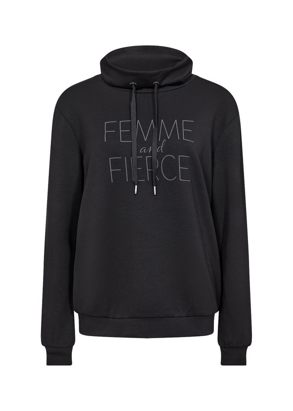 Soyaconcept Soyaconcept Суичър 'BANU'  тъмносиво / черно