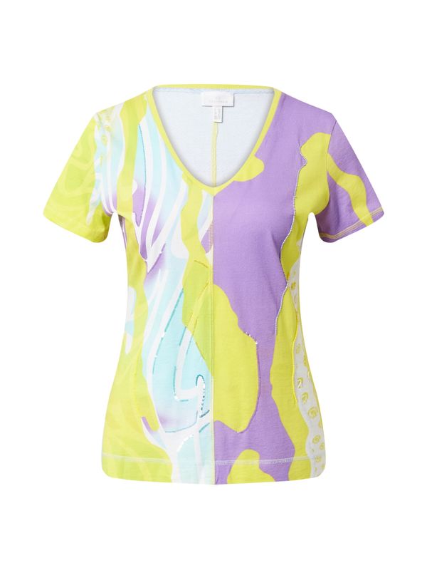 Sportalm Kitzbühel Sportalm Kitzbühel Тениска 'Bumbe'  пастелно синьо / лайм / лилав