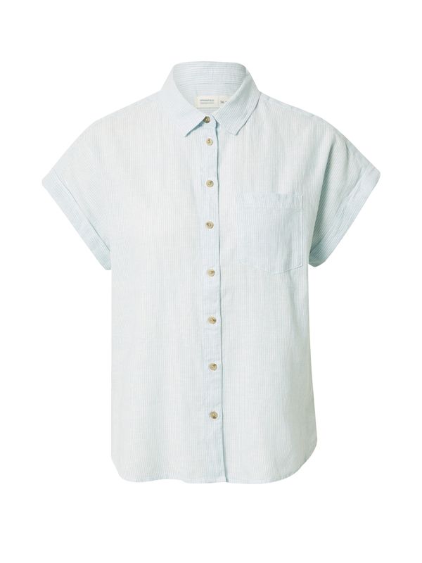 Springfield Springfield Блуза  светлосиньо / бяло