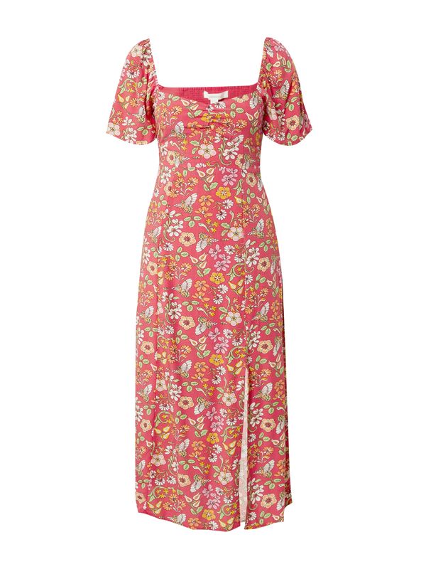 Springfield Springfield Лятна рокля  пастелно зелено / светлооранжево / бледорозово / пастелно червено