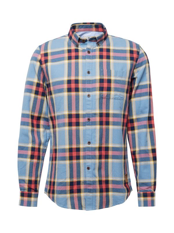 Springfield Springfield Риза 'CHECK TWILL BCI'  светлосиньо / светложълто / светлорозово / бяло