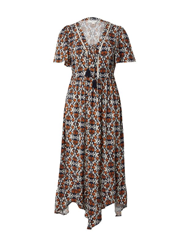 Springfield Springfield Рокля  светлосиньо / тъмносиньо / оранжево / бяло