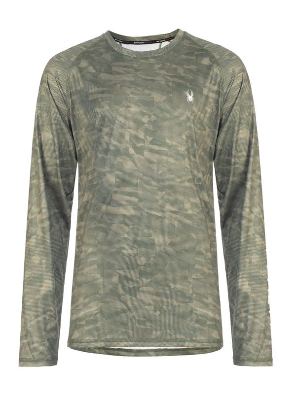 Spyder Spyder Функционална тениска  каки / маслина / бяло