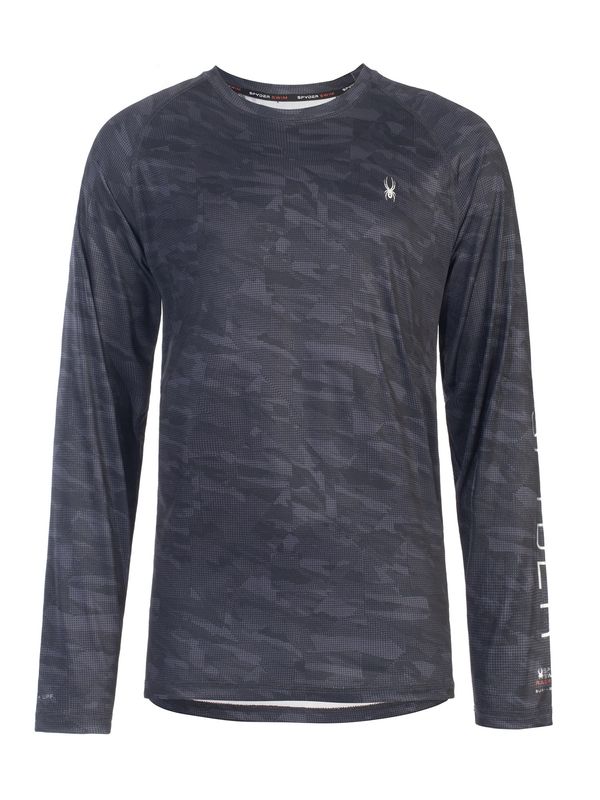 Spyder Spyder Функционална тениска  тъмносиво / черно / бяло