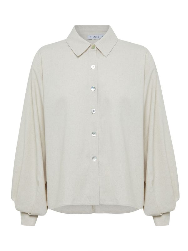 St MRLO St MRLO Блуза  телесен цвят