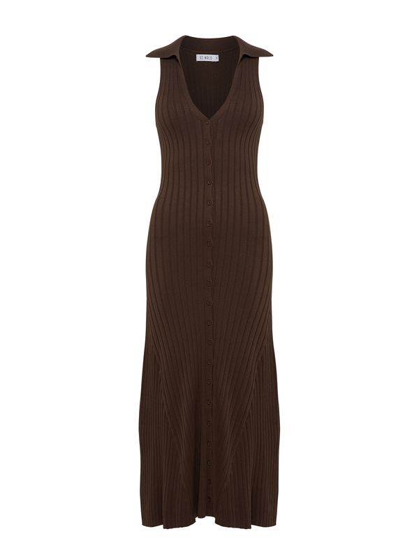 St MRLO St MRLO Плетена рокля 'KELSY'  шоколад