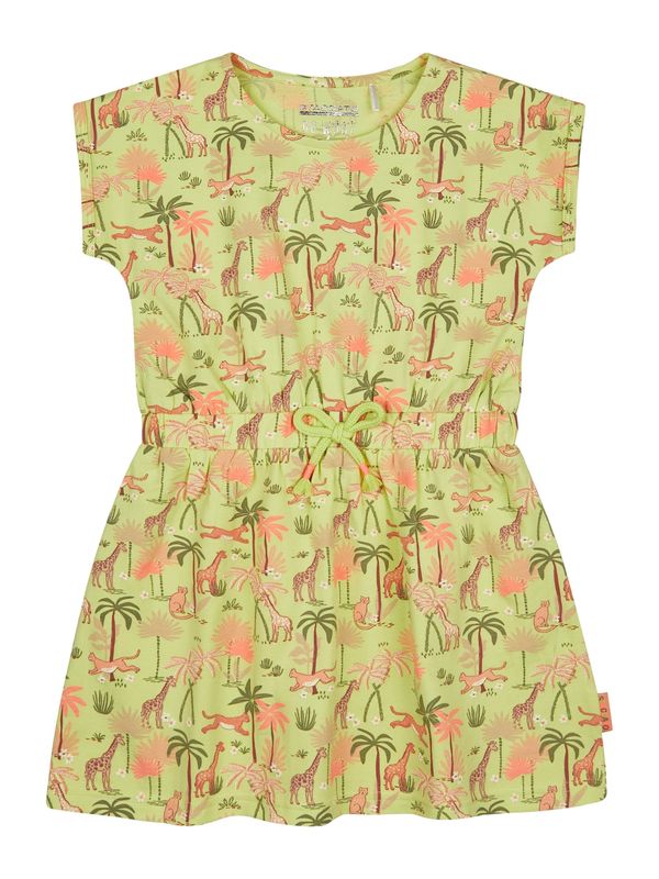 STACCATO STACCATO Рокля  цвят "пясък" / зелено / киви / оранжево