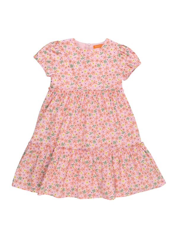 STACCATO STACCATO Рокля  светлозелено / бледорозово / неоново червено / светлочервено