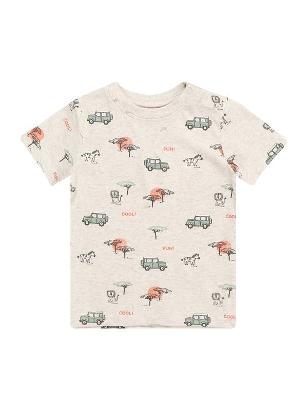 STACCATO STACCATO Тениска  бежово меланж / зелено / оранжево / черно