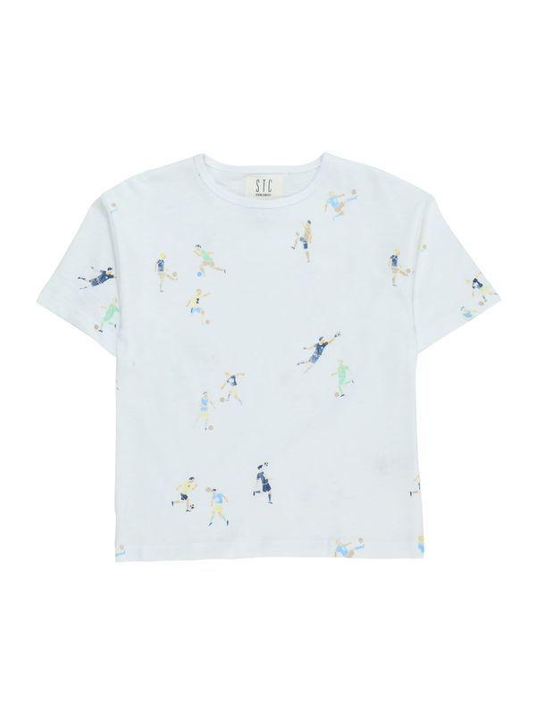 STACCATO STACCATO Тениска  нейви синьо / светлокафяво / светлозелено / бяло