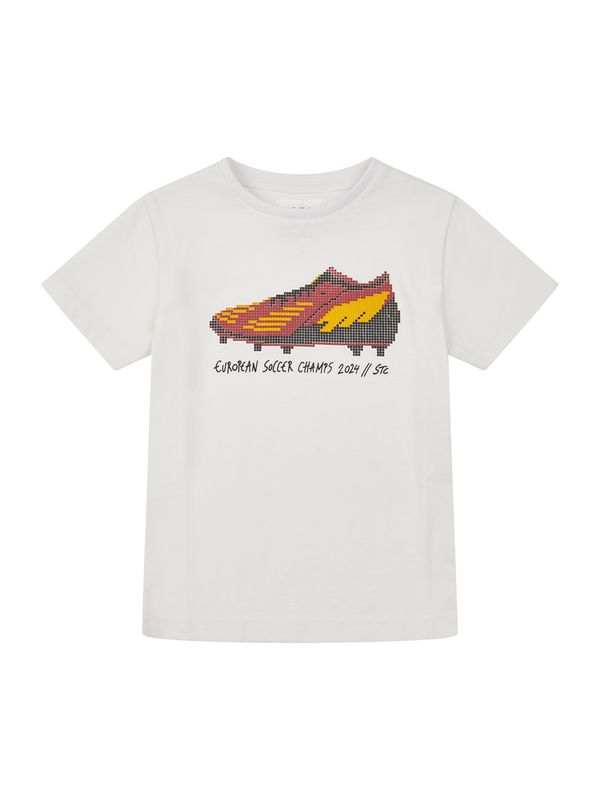 STACCATO STACCATO Тениска  жълто / тъмночервено / черно / мръсно бяло