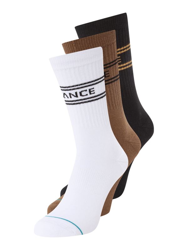 Stance Stance Къси чорапи  кафяво / светлокафяво / черно / бяло